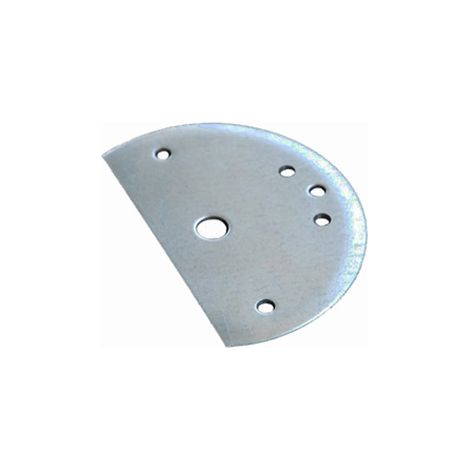 Demi-platine de fixation supplémentaire 70x105mm - DECO FER FORGE (1/2)