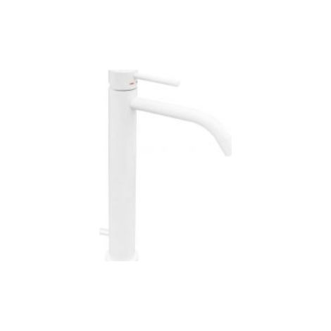 Paffoni Light - Mitigeur de lavabo avec vidage, blanc mat LIG085BO (1/2)