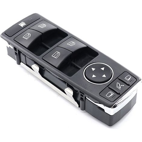 Interruttore alzacristalli elettrico lato conducente A2049055402 per Mercedes-Benz W204, W212, X204, W176, W246, C117, X166, X156, W166, X166 - Interruttore principale 1669054400 con chiusura elettric