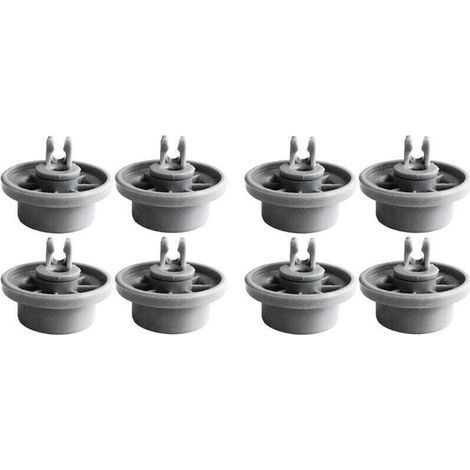 8 ruedas para lavavajillas Siemens Bosch Siemens Neff 165314 ruedas cesta inferior universal (1/4)
