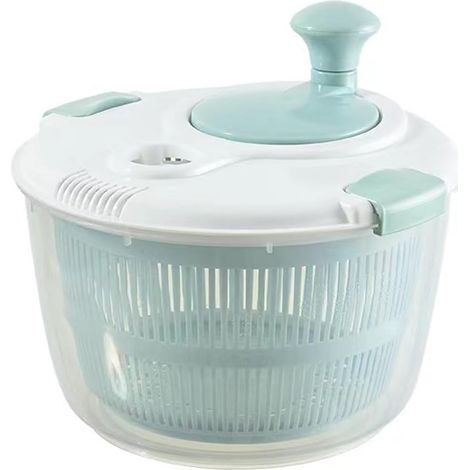 Utensilio para secar verduras, extracción rápida de agua, recipiente espacioso, deshidratador ergonómico