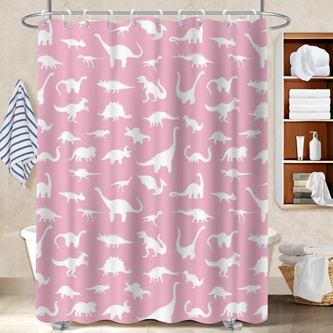 Rideau de bain imprimé polyester 180x180 aéré bâche polyester douche pour préparer la maison avant l’arrivée d’invités (1/5)