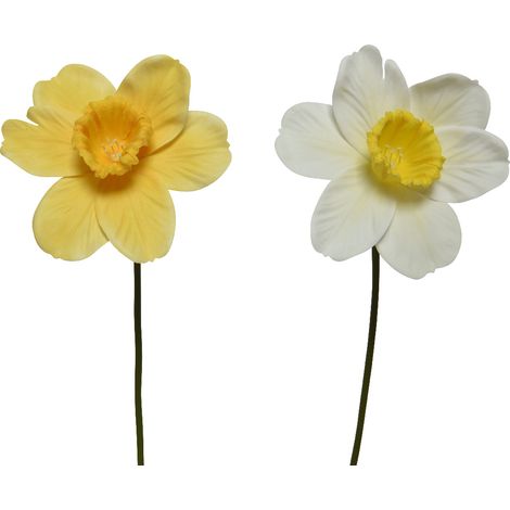 Narcisco-Blume aus Polyester, 2 verschiedene Farben (1/3)
