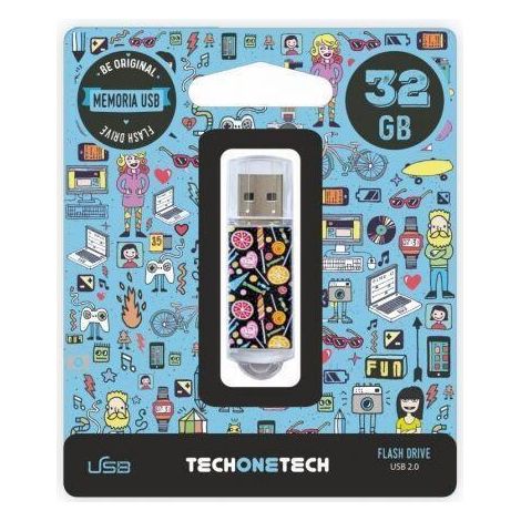 Pendrive 32GB Tech One Candy Pop USB 2.0
