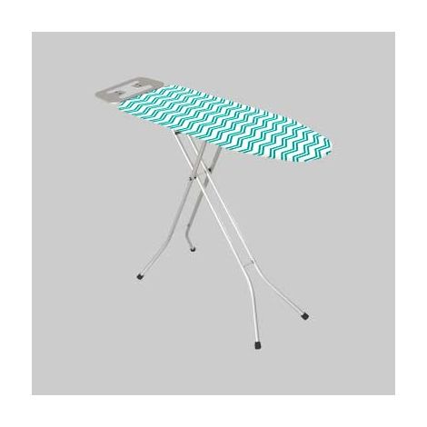 Asse da stiro fanta 30x105 cm, piano in rete, altezza regolabile, portaferro in acciaio verniciato