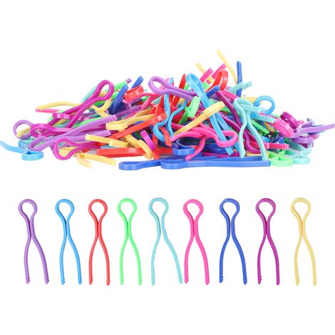 120 pinces à fil de canette en plastique pour le contrôle du fil, fournitures de broderie (1/5)