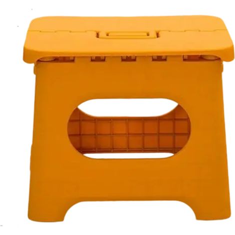 1 Tabouret pliant, plastique portable, assise confortable, extérieur pêche, adulte enfant (1/5)