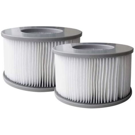 Pompe et filtre de spa,Lot de 2 cartouches filtrantes pour spa gonflable,