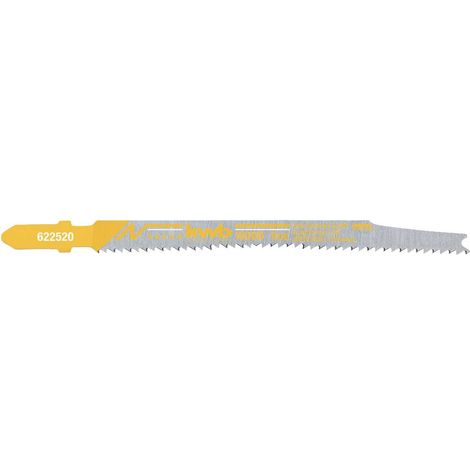 KWB 622520 LOT DE 2 LAMES SPÉCIALES POUR BOIS S20 MONOBLOC ET TIGE EN T POUR MATÉRIAUX DE LA PLAQUE SANS DÉBORDEMENT DES DEUX CÔ (1/4)