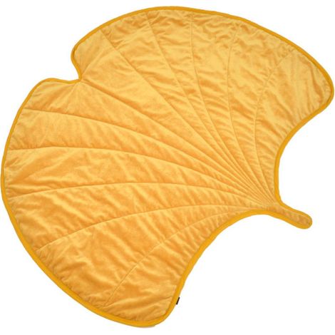 Tapis Nomade Pour Chien & Chat "Gingko" 120cm Jaune (1/3)