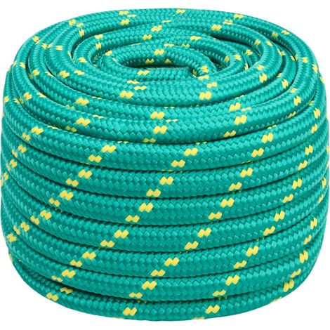 Corde de bateau, Corde de Chanvre, pour la Décoration, le Bricolage, le Jardinage Vert 20 mm 25 m Polypropylène OIB7545E (1/5)