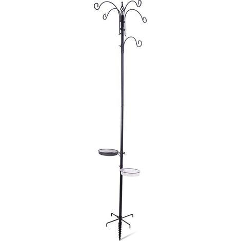Station alimentation Holly noir H 2 mètres pour oiseaux - Vadigran (1/5)