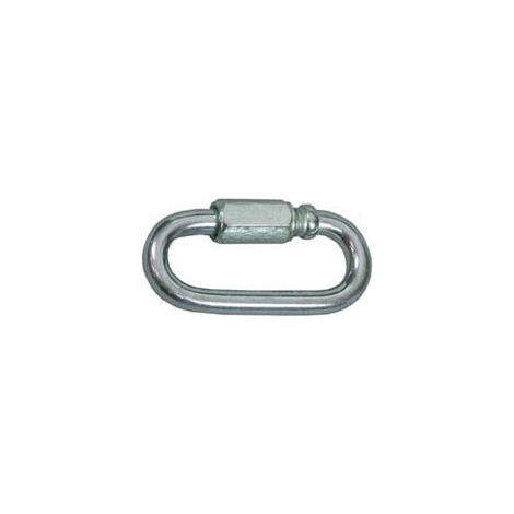 MAGLIE DI GIUNZIONE IN ACCIAIO NICHELATO- - ø mm.6x59x27 - 100 pezzi