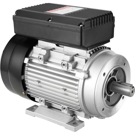 Moteur électrique 1,1 kW 2800 tr/min, AC 220-240V 7,1A, 90S, B34, arbre claveté 24mm, rotation CW/CCW, pour compresseur d'air et machines agricoles. (1/5)