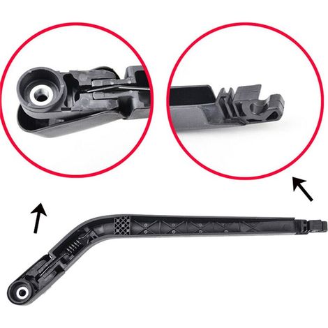 Juego de 4 brazos y escobillas limpiaparabrisas traseras para Fortuner 2008-2017 (1/2)
