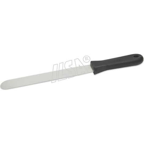 Spatola per dolci da cucina diritta in acciaio inox 25 cm spessore 1 mm (1/2)