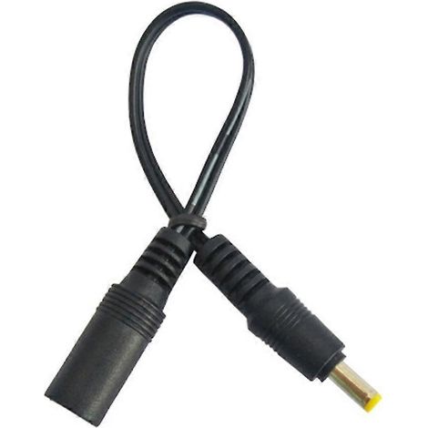 Câble adaptateur d'alimentation (connecteur femelle DC5521 vers connecteur mâle DC2507/35135/4017/4817/5525) pour routeur, caméra et éclairage LED (4,0 x 1,7 mm). (1/5)