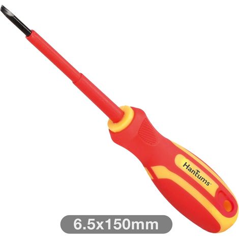 Destornillador aislante plano 6x150mm (1/5)