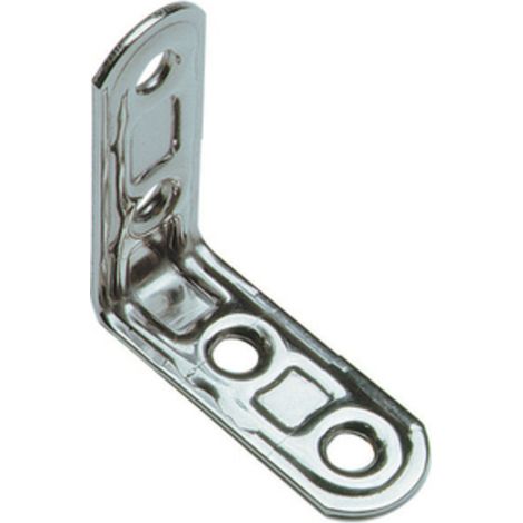 PIASTRA 164IN LASTRINA ANGOLARE INOX 4 FORI 30X30MM Q.TA 20