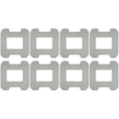 Lot de 8 serpillères de rechange W2 compatibles avec les robots de nettoyage de vitres ECOVACS Winbot W2 Pro/W2 PRO Omni/W2 Omni/W2/W1 Pro/W1