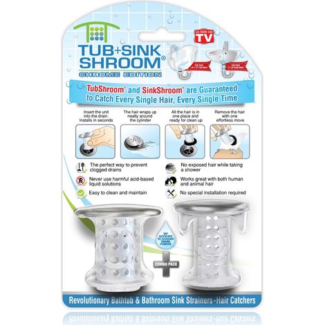 Protection pour Siphon de Baignoire et lavabo, chromé (1/5)