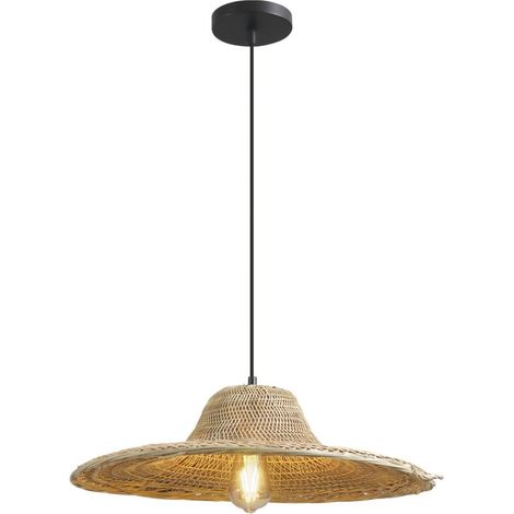 Colgante modelo Bruno acabado natural 25 cm(alto)53 cm(ancho)53 cm(largo) (1/3)