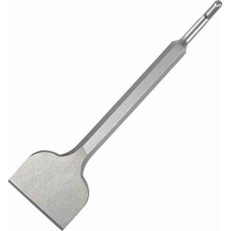 Scalpello piatto Φ17x100 x 280 mm - Ideale per la rimozione di calcestruzzo e muratura - Punta quadra SDS extra temprata - Utilizzo con martello demolitore - Scalpello a vanga.