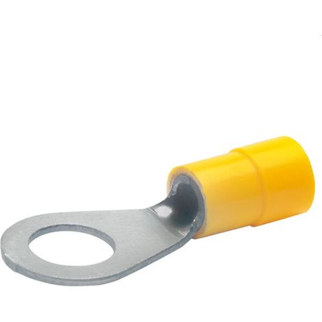 Klauke Quetschkabelschuh 4-6qmm L: 22,5mm verzinnt isoliert 6506