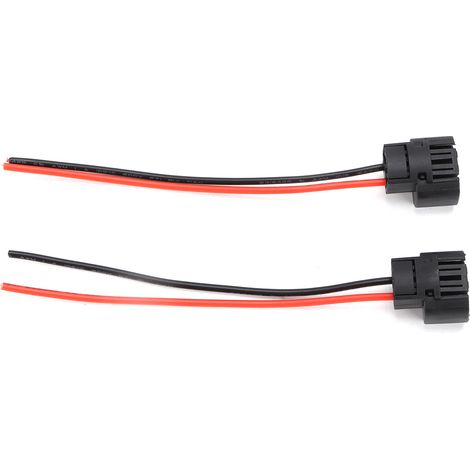 Paire Connecteurs 5202 H16 Prise Femelle Faisceau Phare Anti-Brouillard pour Ampoules 5201 2504 9009 PS24W, Câblage Lampe Auto (1/5)