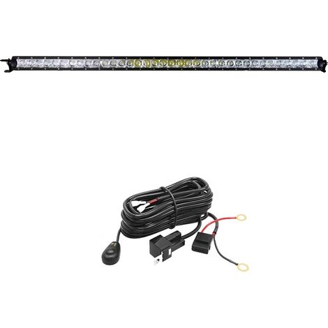 Barra de luz LED de alto brillo, diseño impermeable, 96,5 cm (38 pulgadas), 180 W, con cable. (1/2)