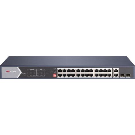 Switch Hikvision DS-3E0528HP-E 28 puertos PoE 370W (1/3)