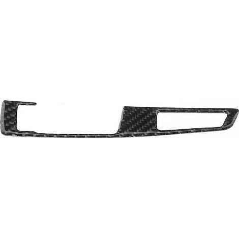 Abdeckung für Schaltknauf aus Kohlefaser, passend für F07/ F10/ F25/ F26 2009‐2016 LHDB (Doppelschalter) (1/5)