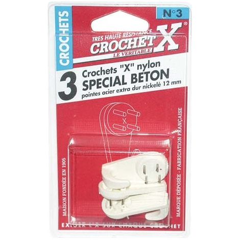Ganchillo X Hormigón Nylon N3 Bli3 Terb3 - Ganchillo X