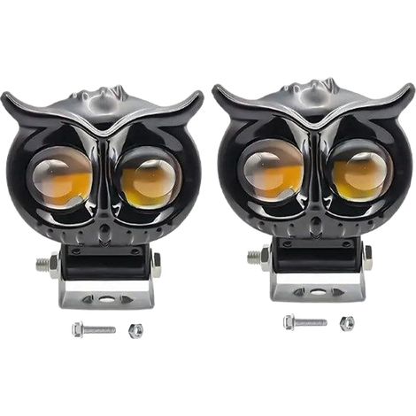Phares Antibrouillard Moto Ampoule Auxiliaire Phare Moto LED (1/5)