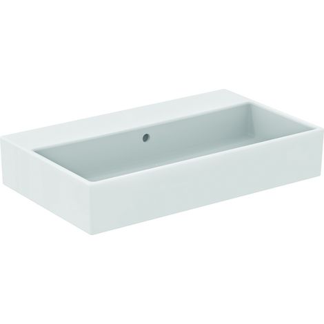 Lavabo STRADA sans trou pour robinet 710 x 420 x 145 mm blanc IDEAL STANDARD (1/2)
