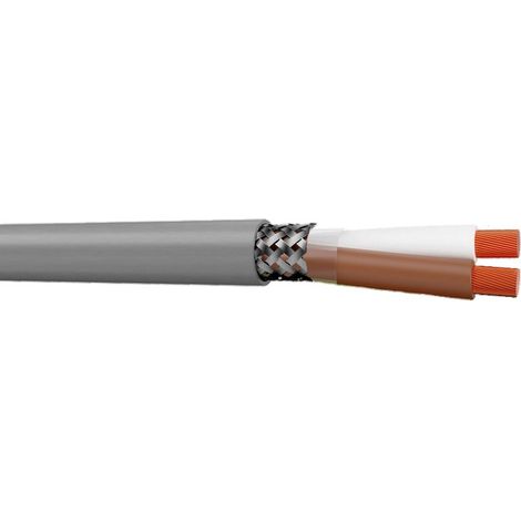 Cable blindés 500V LIYCY 2X0.75 mm² à la coupe (minimum 10m)