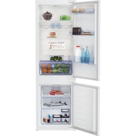 Refrigerateur - Frigo combiné intégrable BEKO BCHA275K4SN - 2 portes - 262 L - Semi No Frost - Blanc (1/5)
