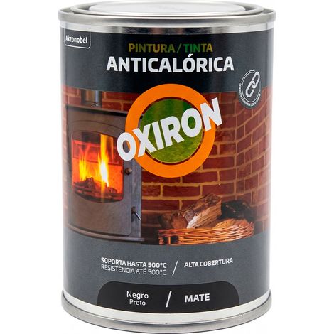 Pintura anticalórica negro mate 375 ml