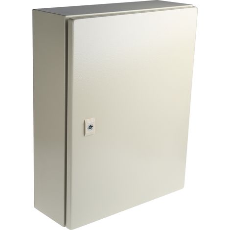 Coffret mural RS PRO en Acier RAL 7032 dim. ext. 500 x 400 x 150mm, IP66 ( Prix pour 1 ) (1/4)