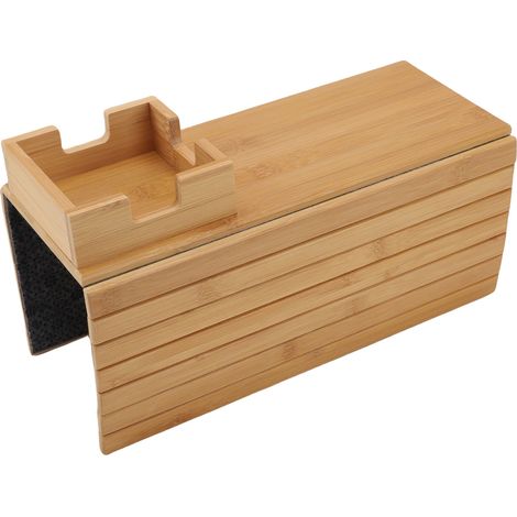 Table Pliable Accoudoir Canapé Multifonction Anti Glissement – Support Boisson Téléphone En-cas Télécommande (1/5)