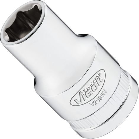 Douille V2598N Carr creux 1/2pouce (12,5mm) Profil 6 pans extrieurs Taille 11 mm
