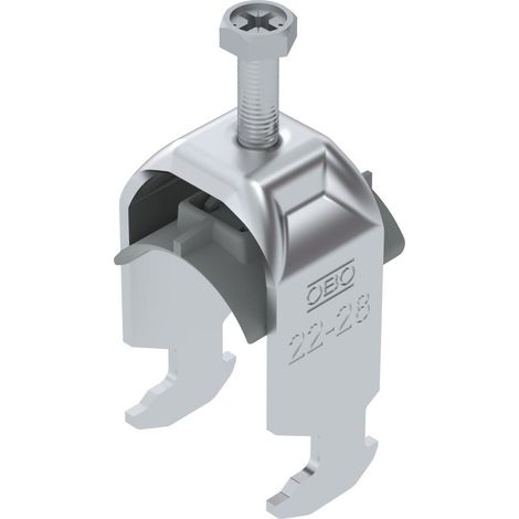 OBO Bettermann Collare a staffa 2056 22-28mm alluminio, 1186422