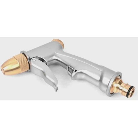 Pistolet à eau haute pression avec buse en laiton, tuyau d'arrosage, pulvérisateur pour lavage de voiture et de pelouse, outils de lavage de voiture, pistolets à eau XY002-AquaForge (1/4)