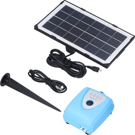 Pompe à air solaire pour étang, aérateur aquatique silencieux, oxygénateur solaire AP008 3.5W
