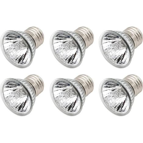 25W E27 Ampou Lamp Chauffante Tortue, UVA UVB Ampou Repti Chauffage Ampou Lampe, pour Reptis Lézard Tortue Aquarium (Lot de 6) (1/5)