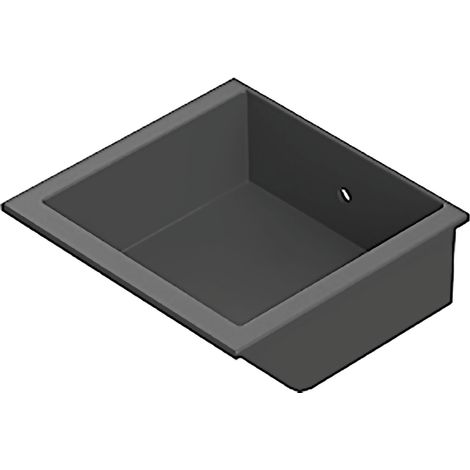 Fath Greifbehälter - Sichtlagerkasten 110x105x40mm passend zu Profil 40 für Nut 8, Kunststoff schwarz (1/5)
