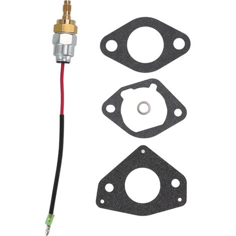 Aluminium-Vergaser-Magnetventil für Kohler Command und Courage Motoren - Komplettes Set mit Dichtung und Unterlegscheiben
