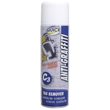 Spray Anti-Graffiti SICO C2 500ml Sans Solvant Chlore - Degraffitage Rapide 3min - Surfaces Peintes et Lisses (1/2)