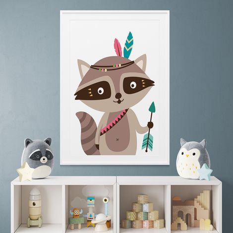 Poster / Affiche enfants - Renard indien - 50x75 cm (1/3)