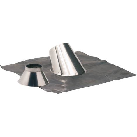 TEN – Collier pour fumisterie Ø80-130 – Pente 5° à 30° – Étanchéité toiture – Pour toits plats et en pente